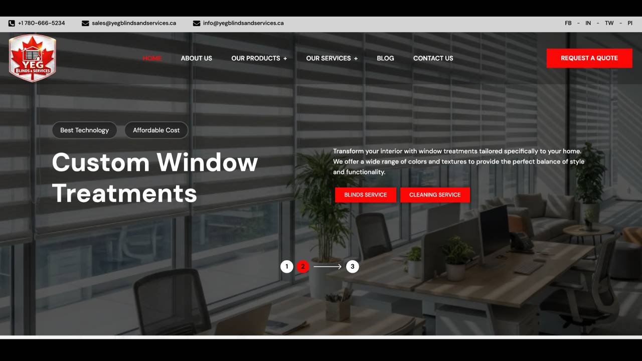 Yeg Blinds and Services